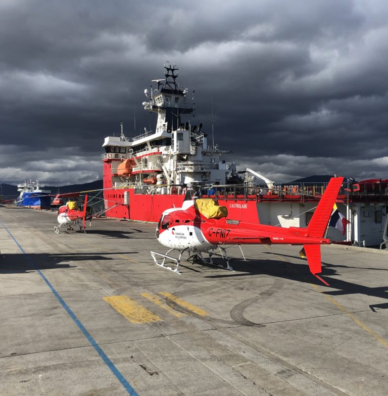 Returning From Antarctica Canadian Helicopters